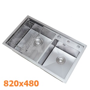 Chậu rửa bát 2 hố inox SUS304 GARIS GST2282